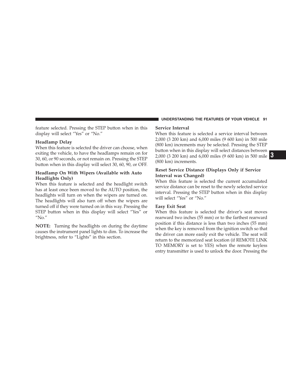 Chrysler 2004 Concorde User Manual | Page 91 / 273
