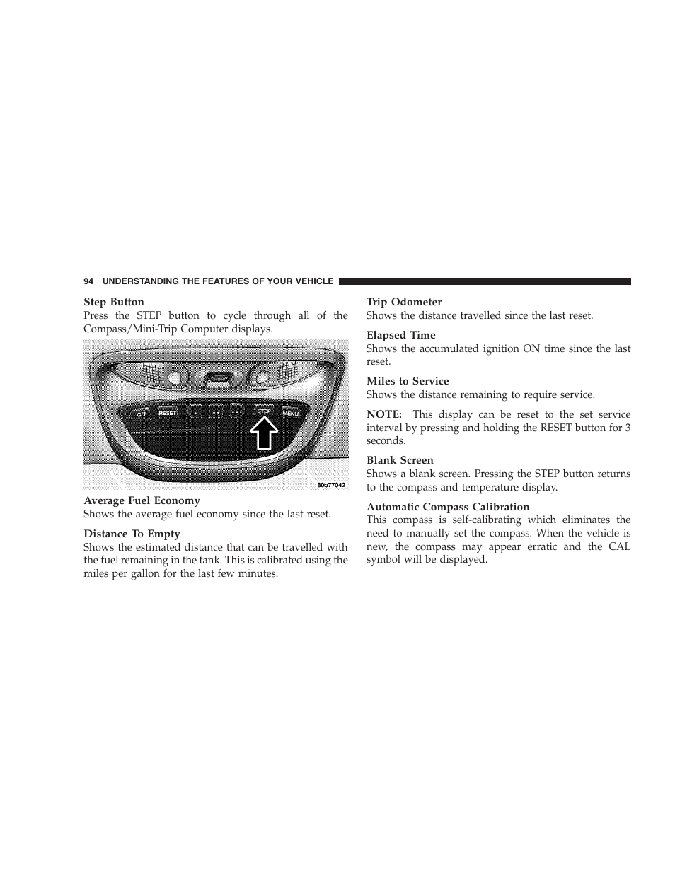 Chrysler 2004 Concorde User Manual | Page 94 / 273