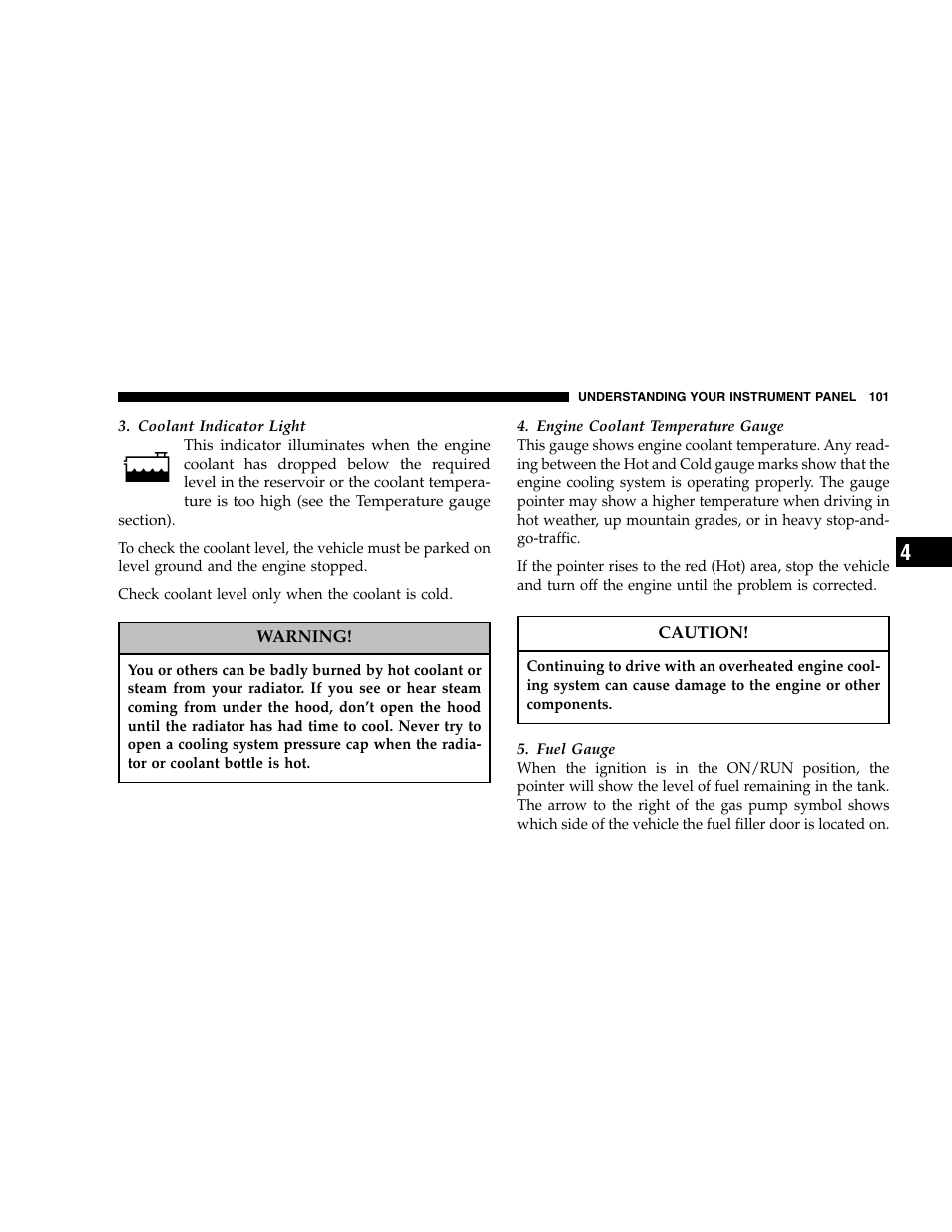 Chrysler 2005 Crossfire User Manual | Page 101 / 288