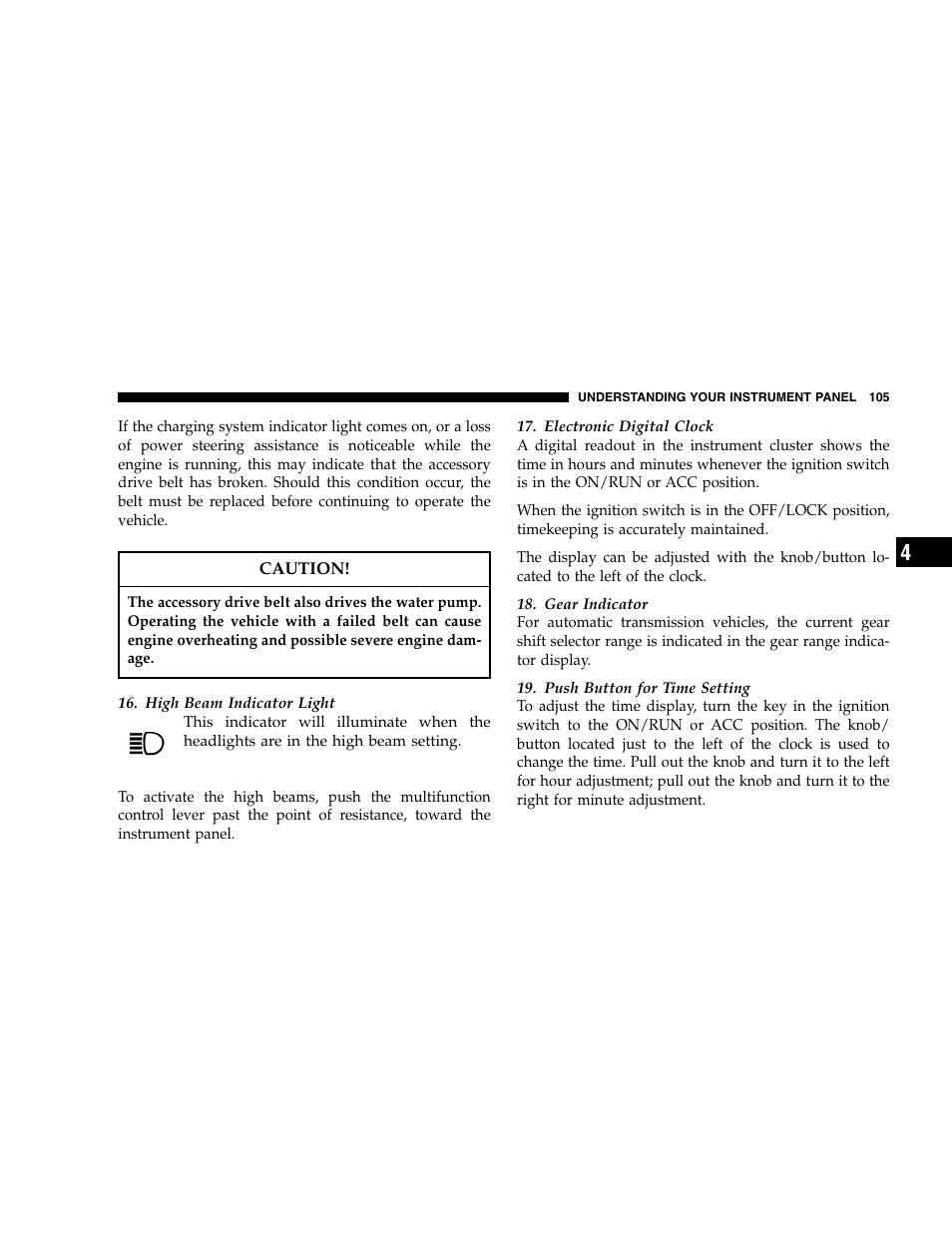 Chrysler 2005 Crossfire User Manual | Page 105 / 288