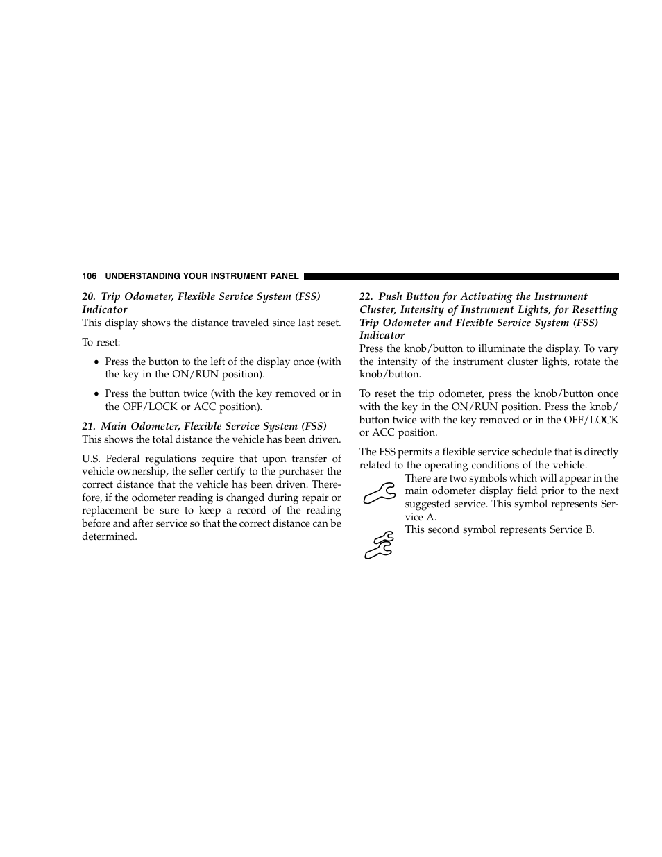 Chrysler 2005 Crossfire User Manual | Page 106 / 288