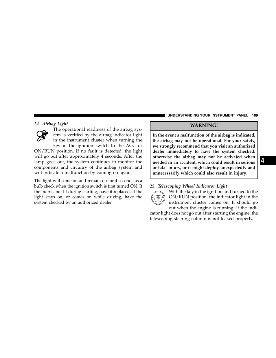Chrysler 2005 Crossfire User Manual | Page 109 / 288