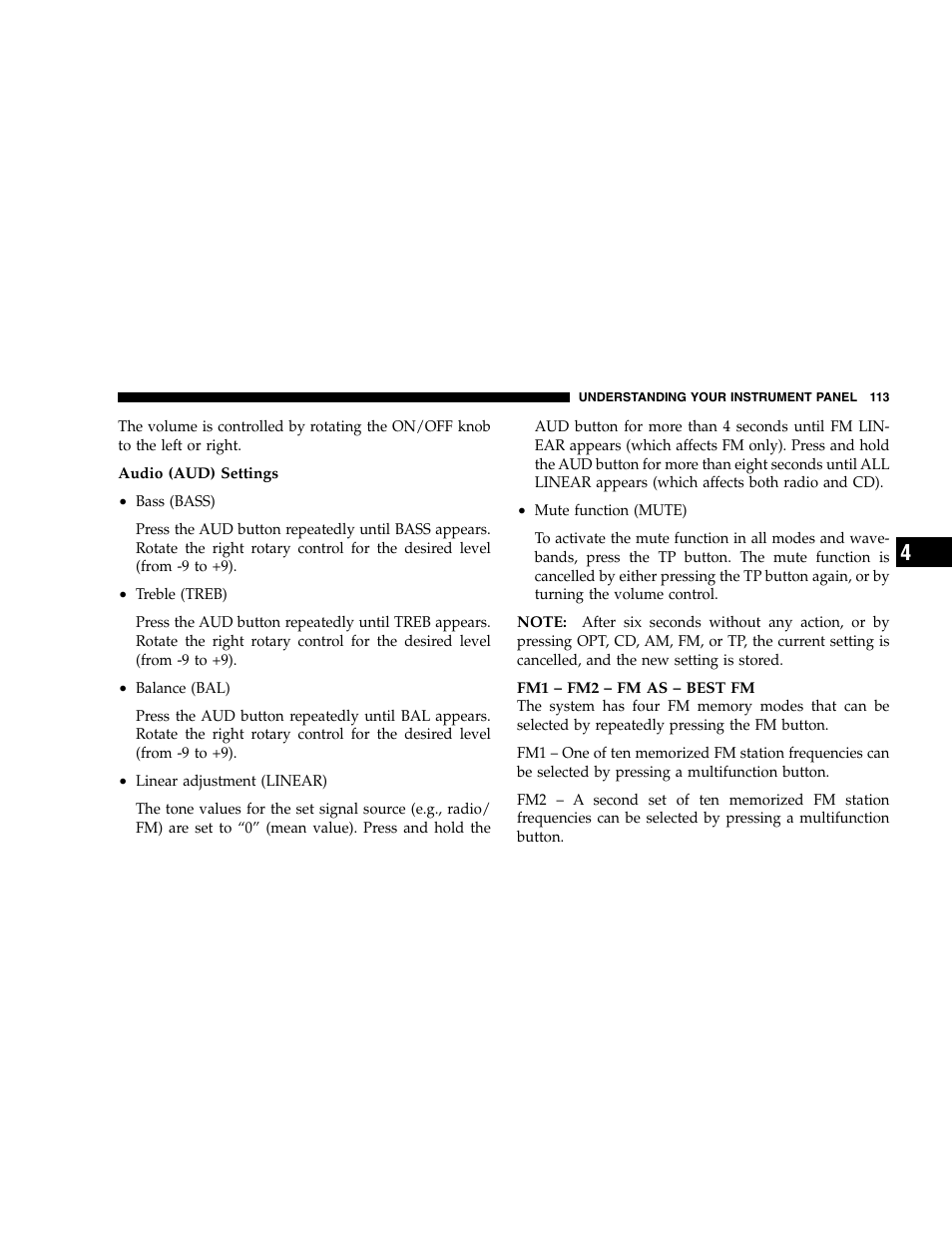 Chrysler 2005 Crossfire User Manual | Page 113 / 288