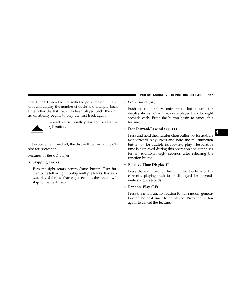 Chrysler 2005 Crossfire User Manual | Page 117 / 288