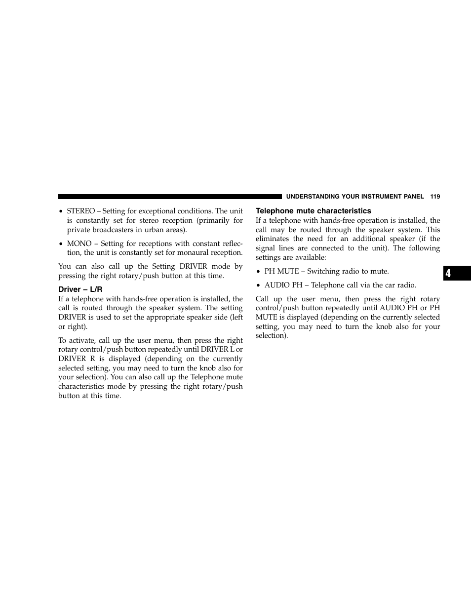 Chrysler 2005 Crossfire User Manual | Page 119 / 288