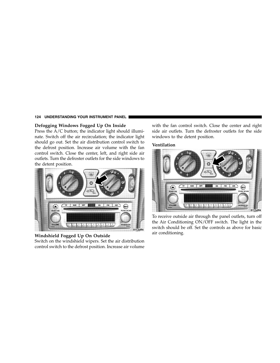 Chrysler 2005 Crossfire User Manual | Page 124 / 288