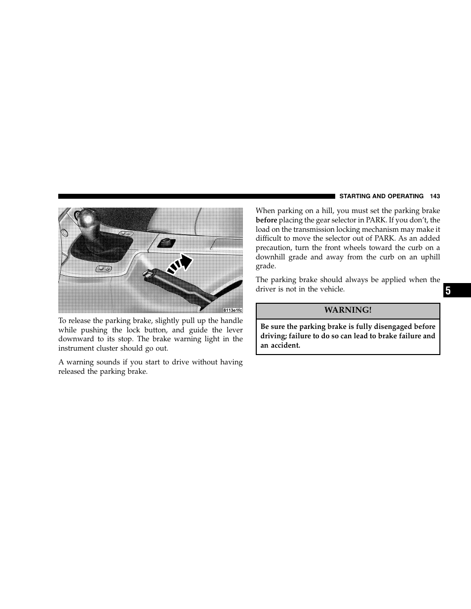 Chrysler 2005 Crossfire User Manual | Page 143 / 288