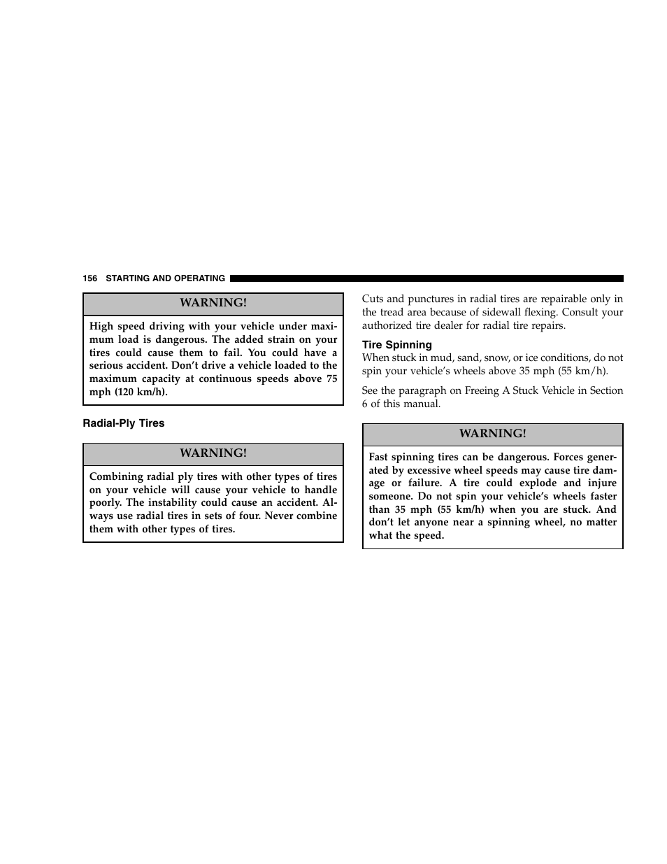 Chrysler 2005 Crossfire User Manual | Page 156 / 288