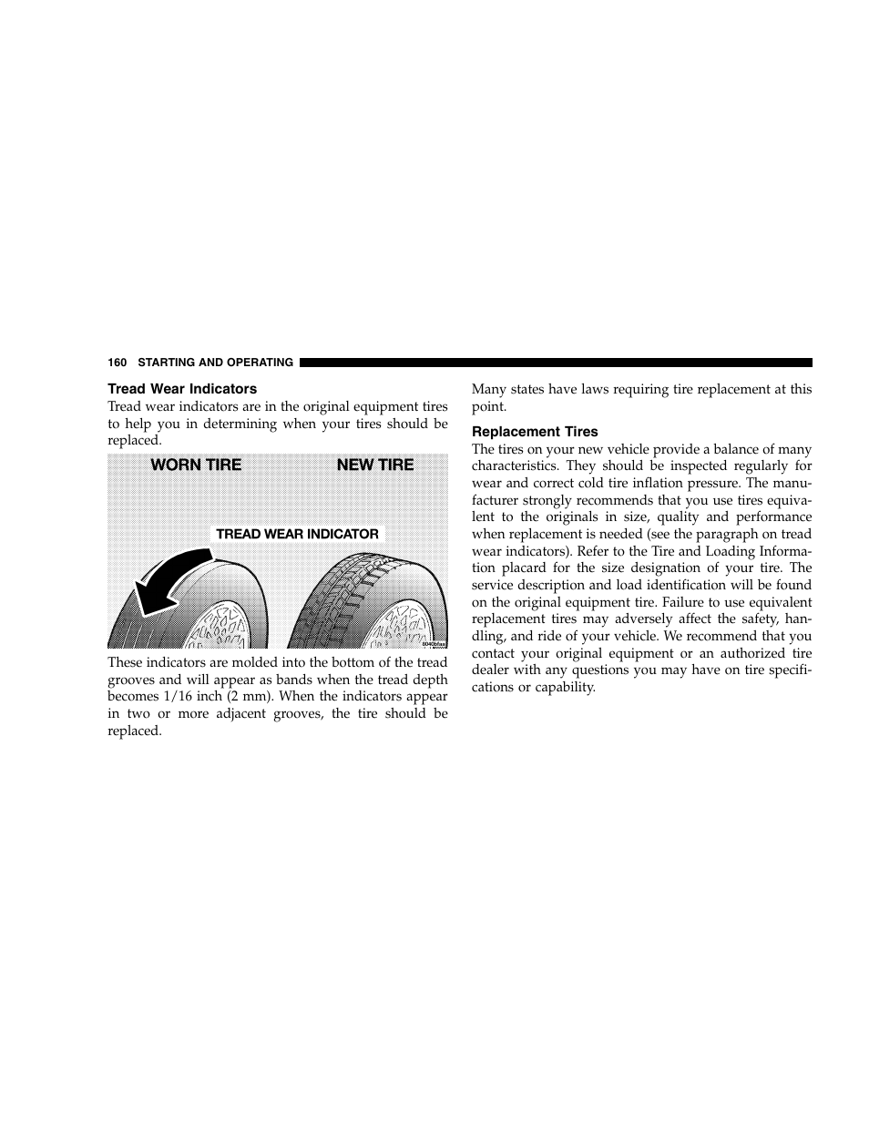Chrysler 2005 Crossfire User Manual | Page 160 / 288