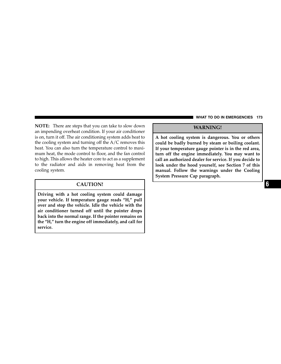 Chrysler 2005 Crossfire User Manual | Page 173 / 288