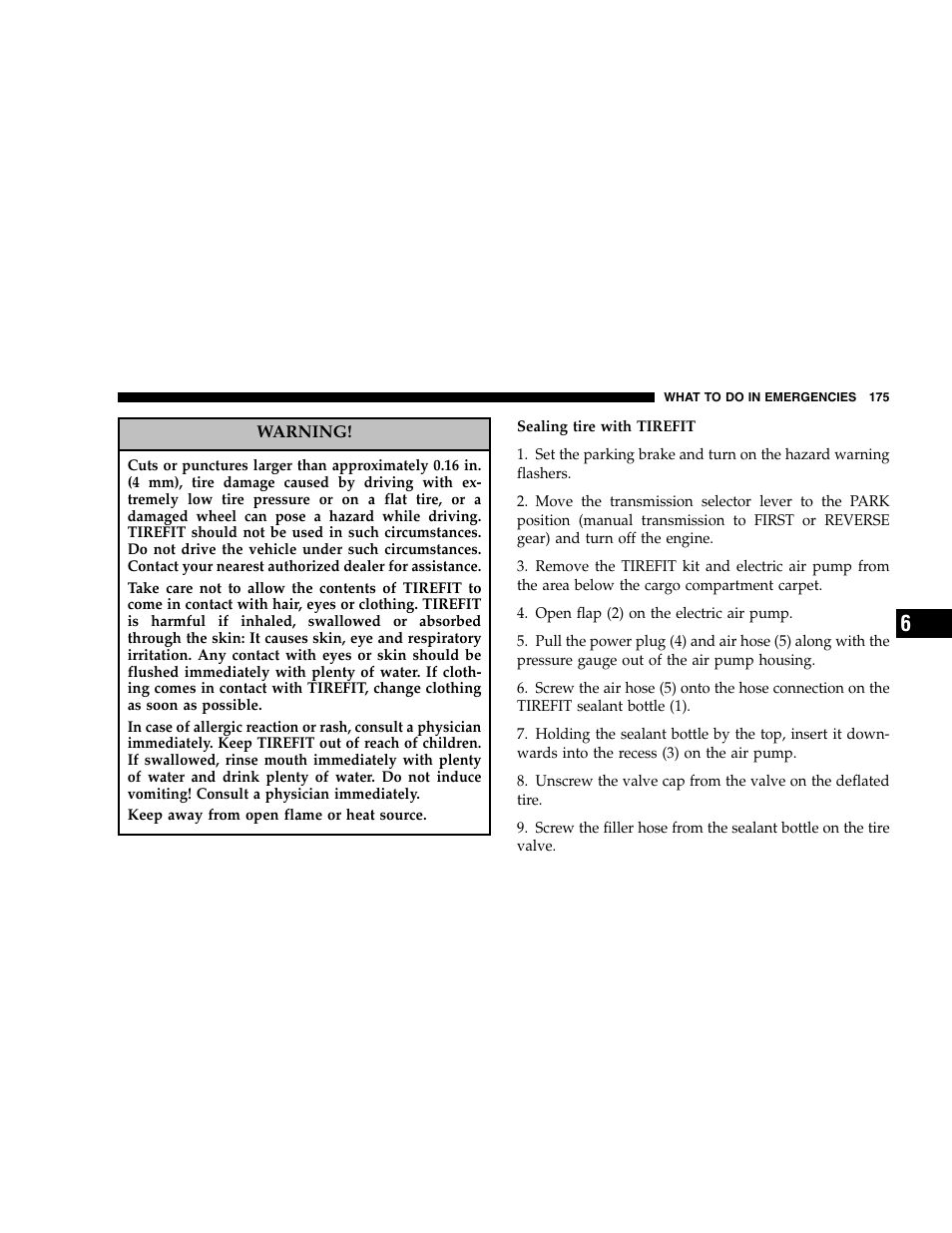 Chrysler 2005 Crossfire User Manual | Page 175 / 288