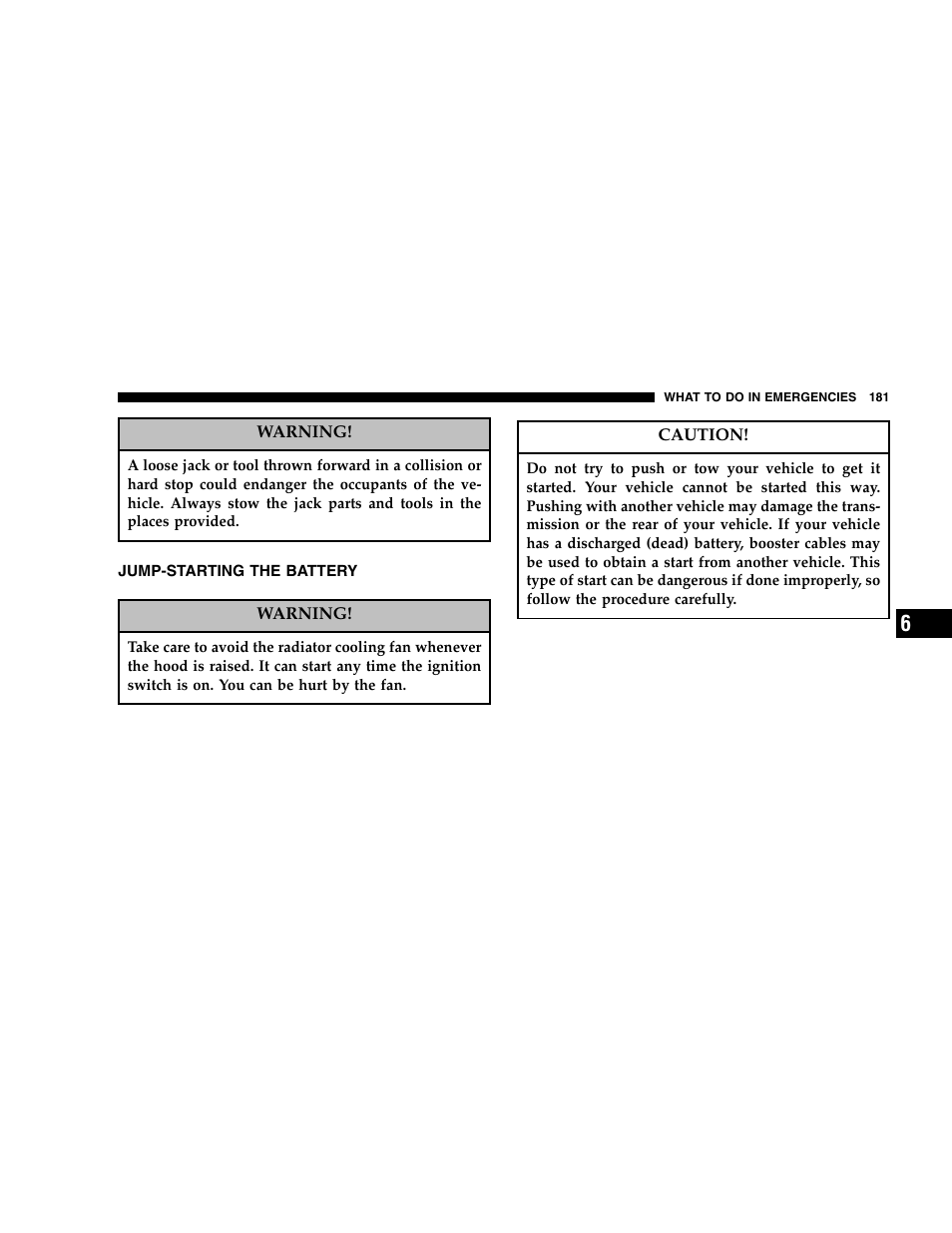 Chrysler 2005 Crossfire User Manual | Page 181 / 288