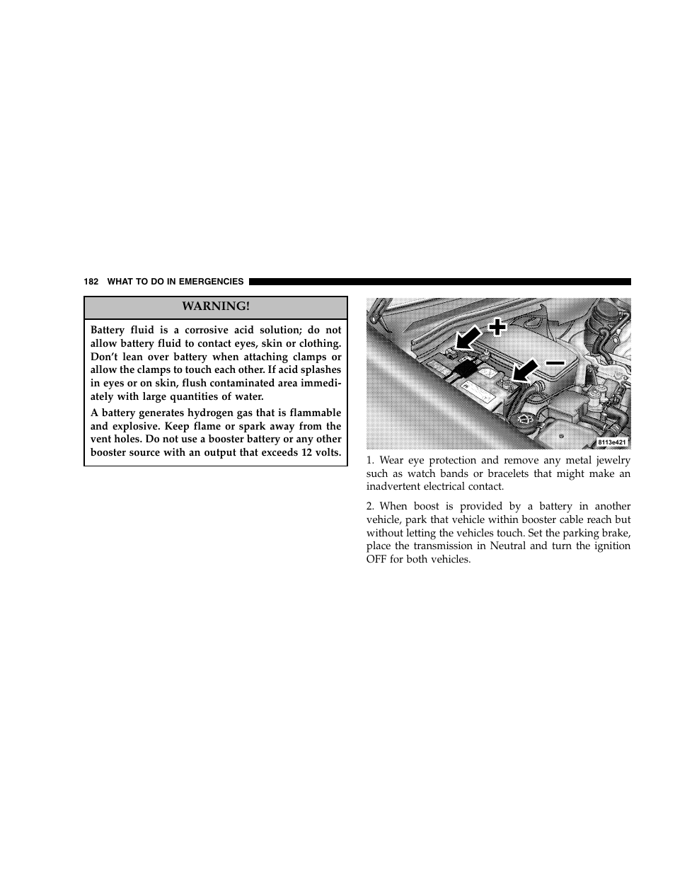 Chrysler 2005 Crossfire User Manual | Page 182 / 288