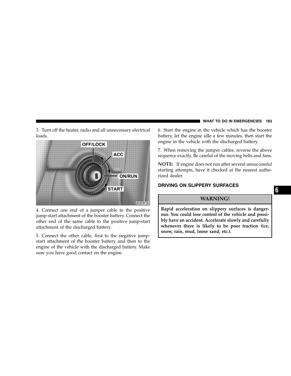 Chrysler 2005 Crossfire User Manual | Page 183 / 288