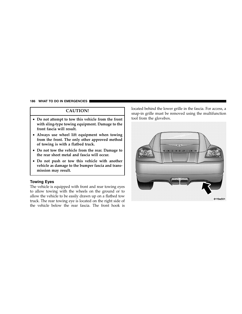 Chrysler 2005 Crossfire User Manual | Page 186 / 288