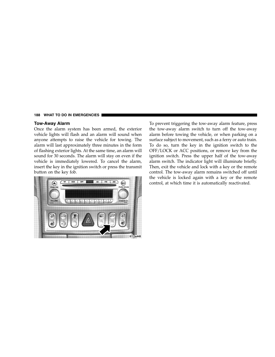 Chrysler 2005 Crossfire User Manual | Page 188 / 288