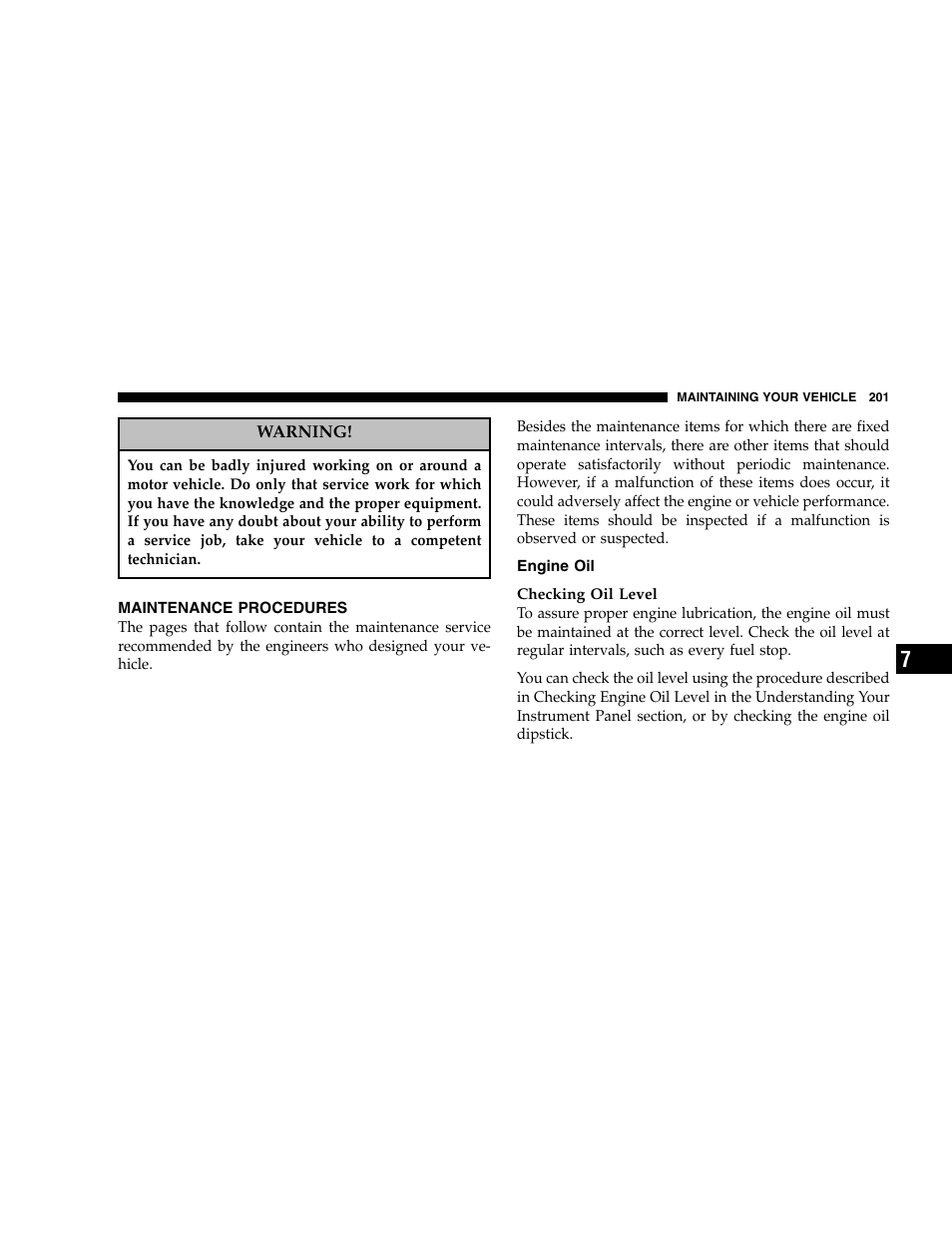 Chrysler 2005 Crossfire User Manual | Page 201 / 288