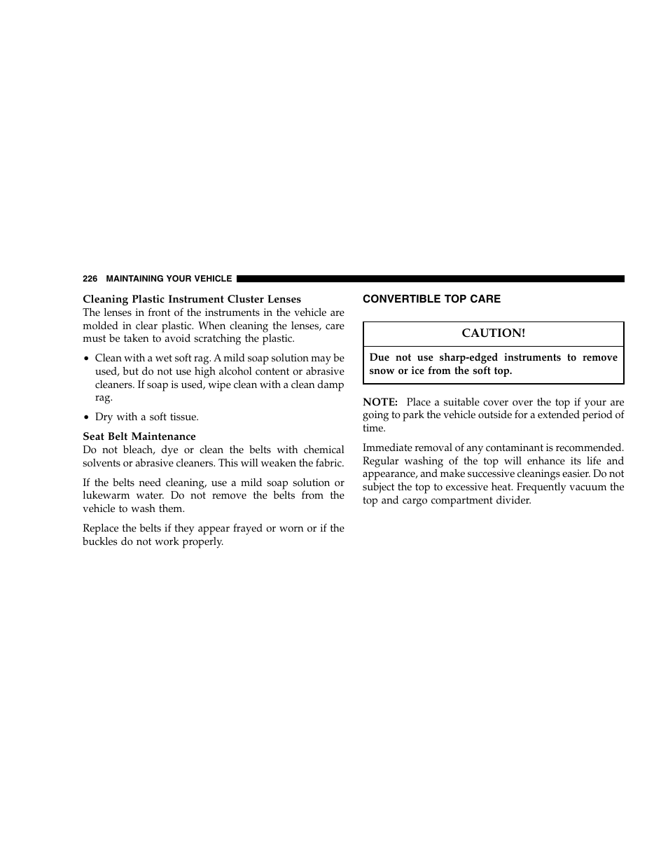 Chrysler 2005 Crossfire User Manual | Page 226 / 288