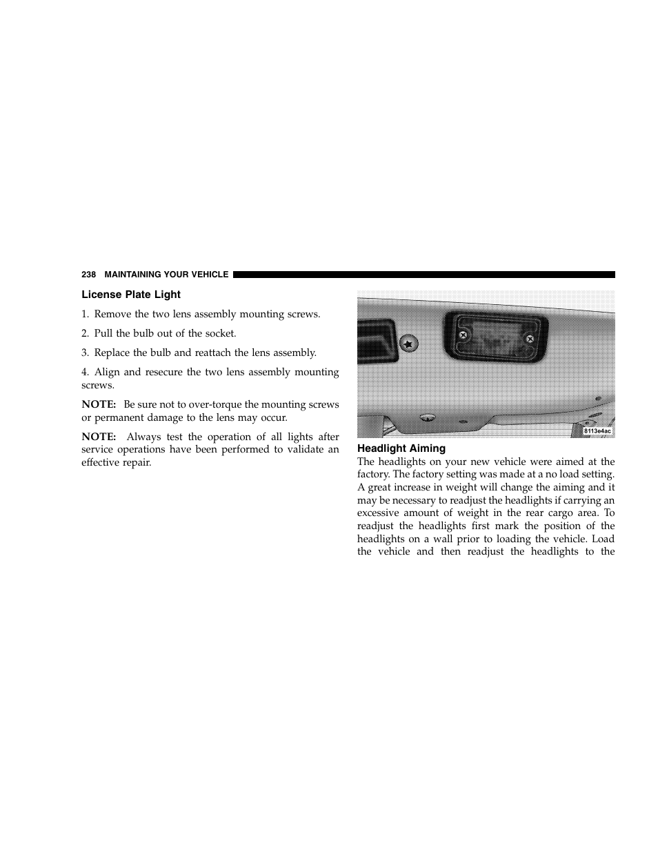 Chrysler 2005 Crossfire User Manual | Page 238 / 288