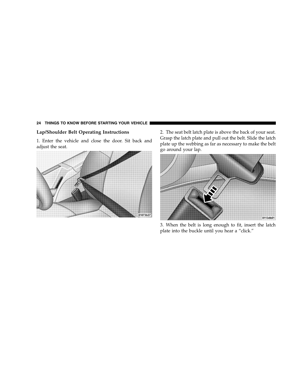 Chrysler 2005 Crossfire User Manual | Page 24 / 288