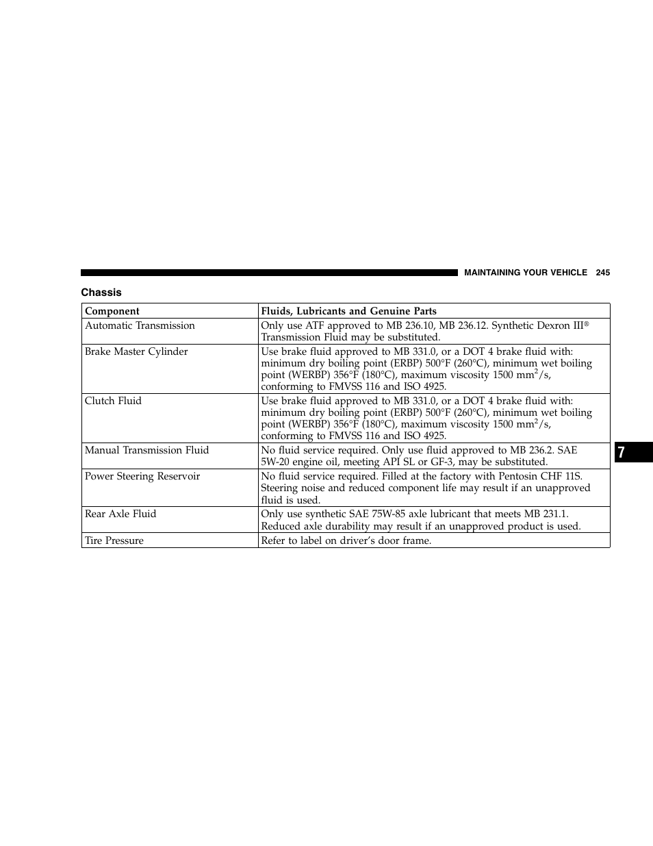 Chrysler 2005 Crossfire User Manual | Page 245 / 288