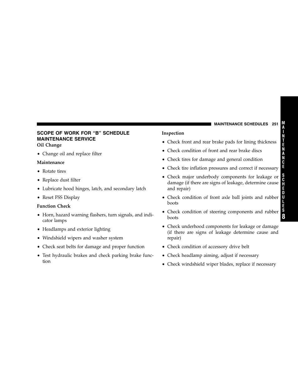 Chrysler 2005 Crossfire User Manual | Page 251 / 288