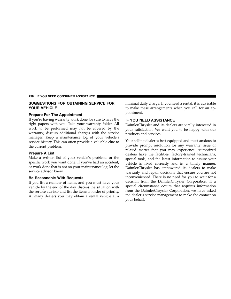 Chrysler 2005 Crossfire User Manual | Page 258 / 288