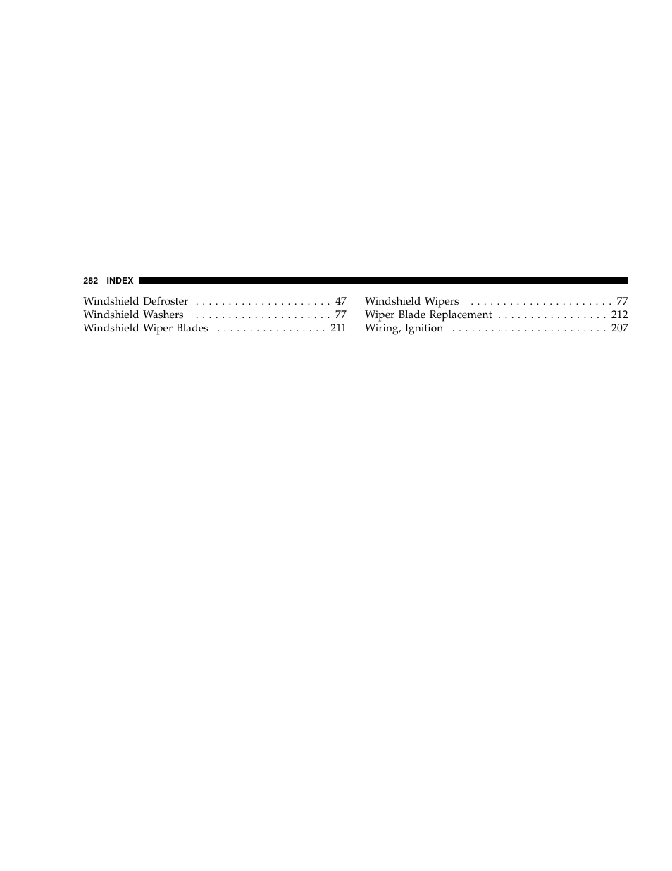 Chrysler 2005 Crossfire User Manual | Page 282 / 288