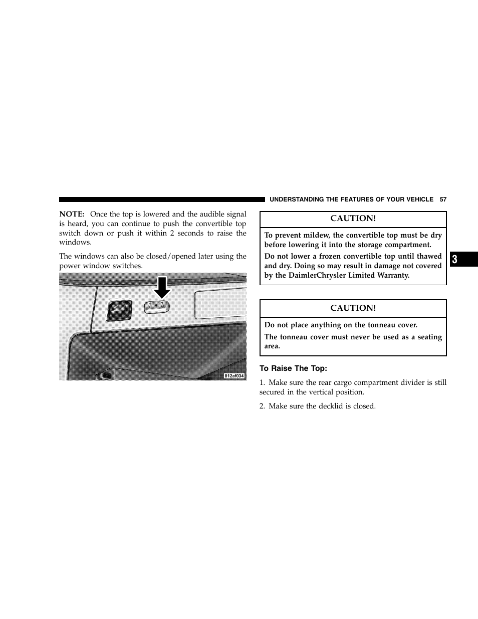 Chrysler 2005 Crossfire User Manual | Page 57 / 288