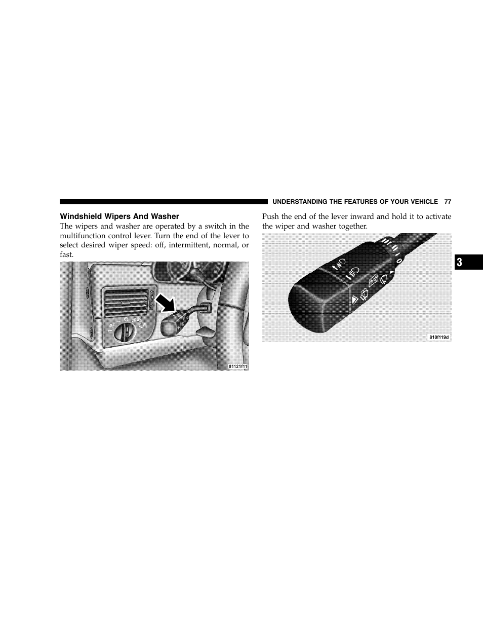 Chrysler 2005 Crossfire User Manual | Page 77 / 288