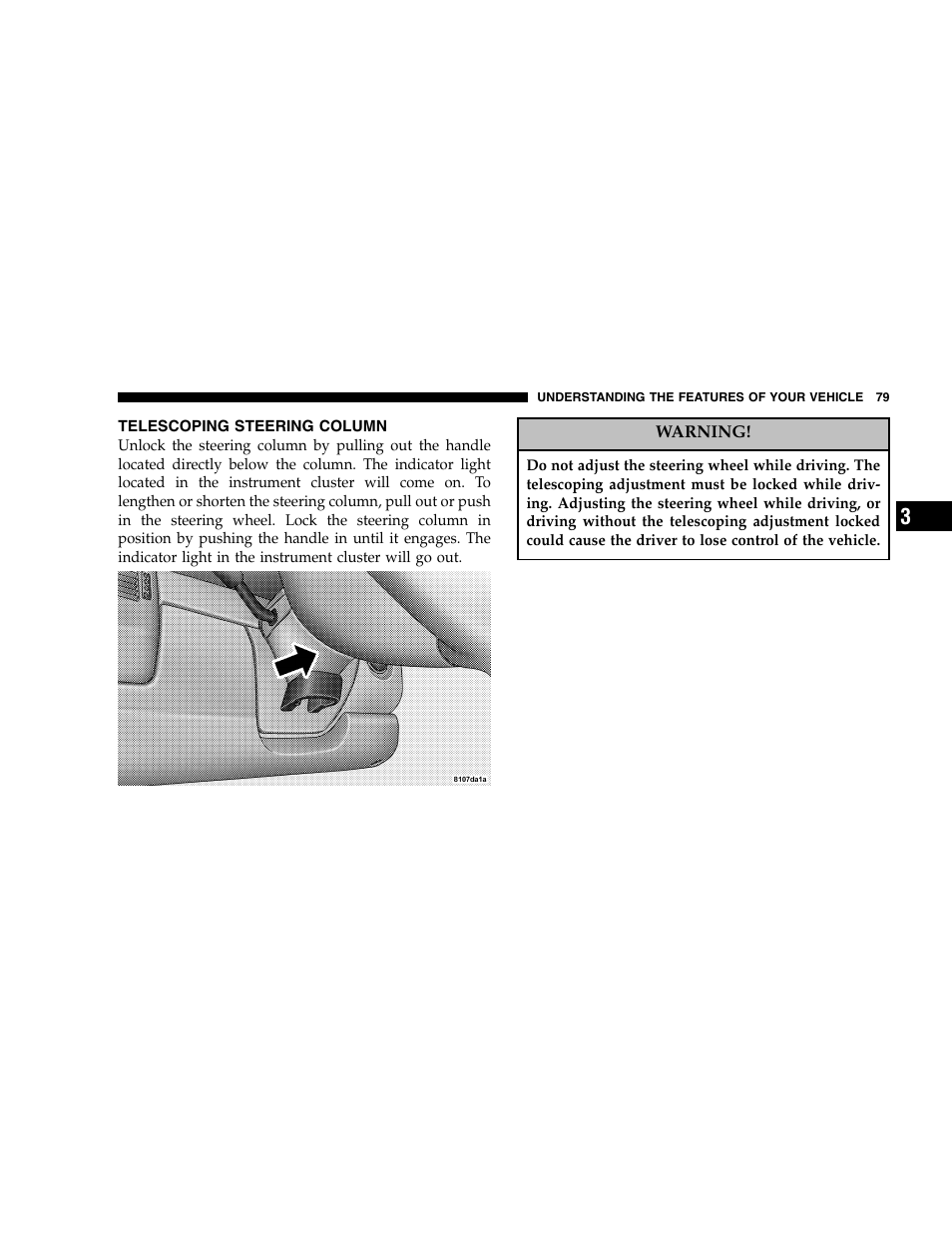 Chrysler 2005 Crossfire User Manual | Page 79 / 288