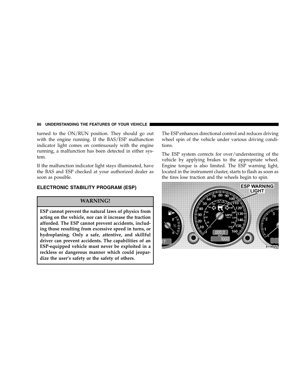 Chrysler 2005 Crossfire User Manual | Page 86 / 288
