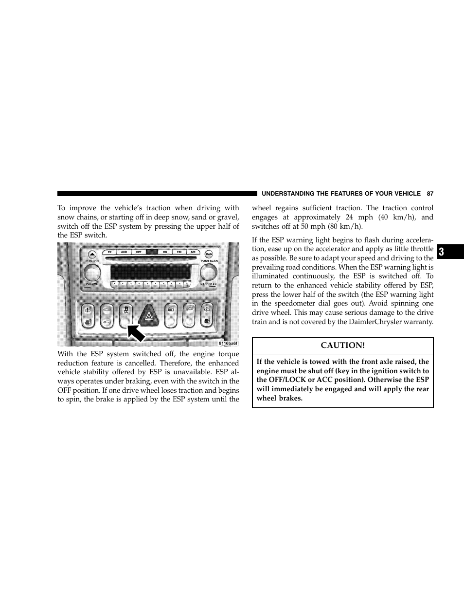 Chrysler 2005 Crossfire User Manual | Page 87 / 288