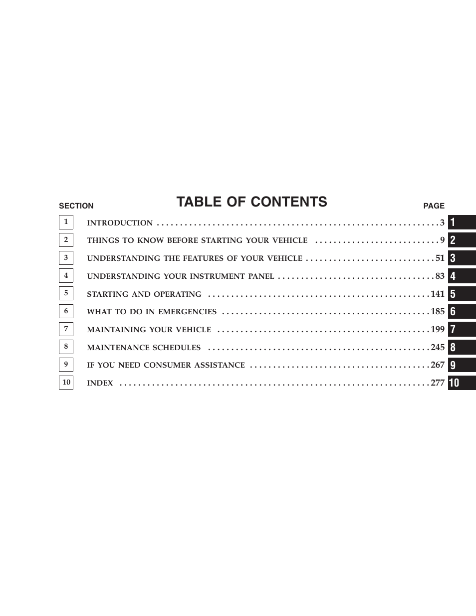Chrysler 2005 Sebring Sedan User Manual | 291 pages