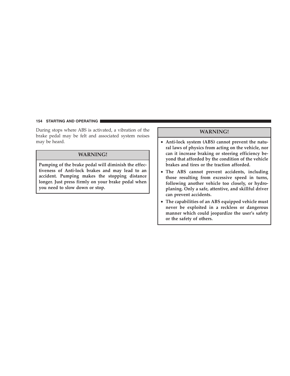 Chrysler 2005 Sebring Sedan User Manual | Page 154 / 291
