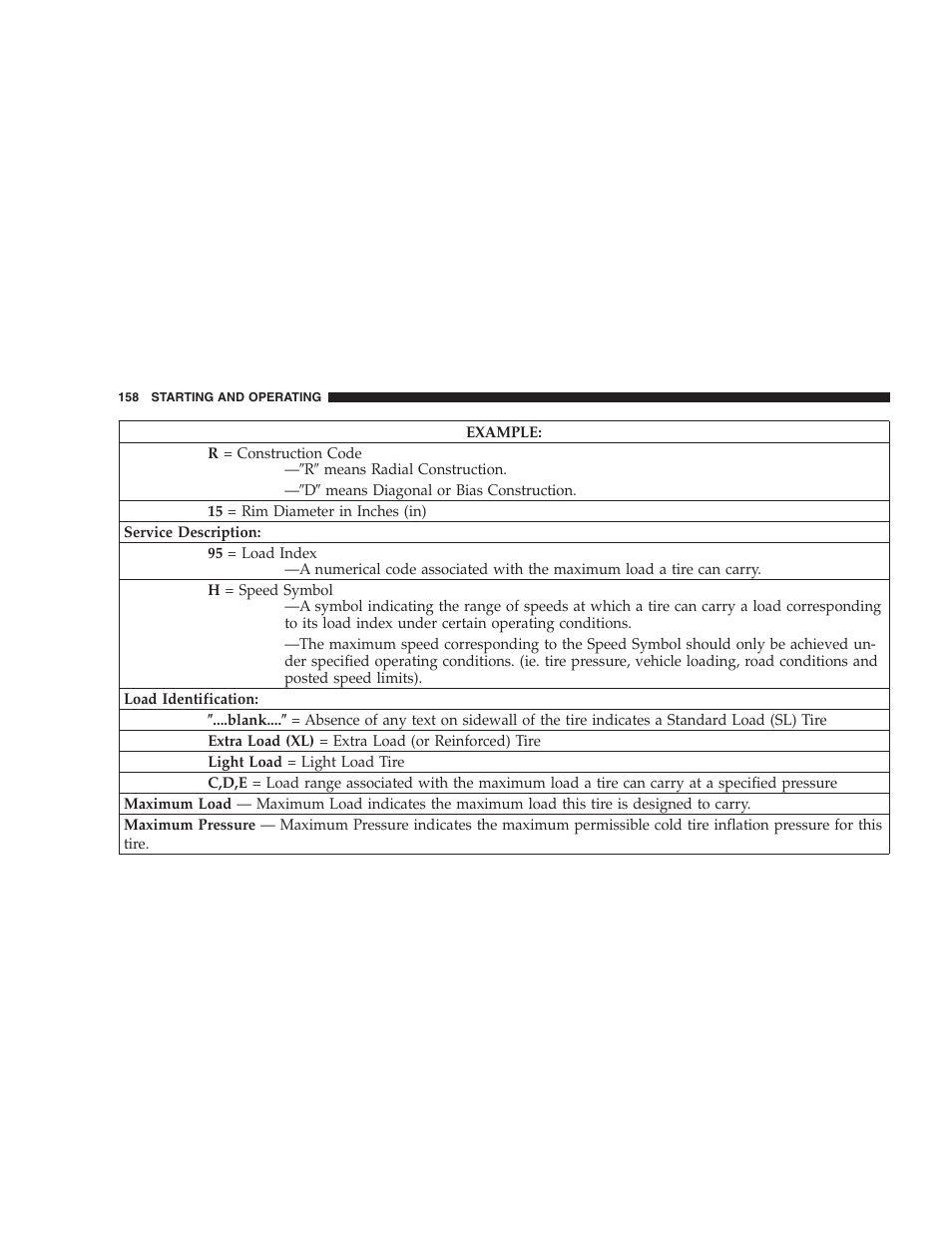 Chrysler 2005 Sebring Sedan User Manual | Page 158 / 291