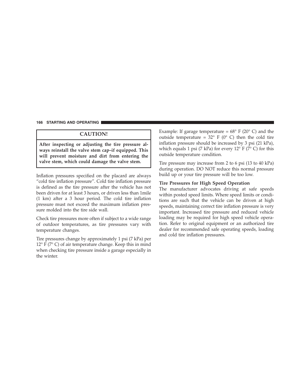 Chrysler 2005 Sebring Sedan User Manual | Page 166 / 291