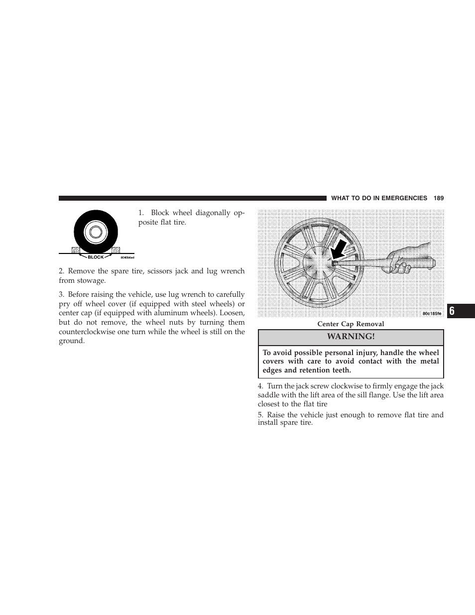Chrysler 2005 Sebring Sedan User Manual | Page 189 / 291