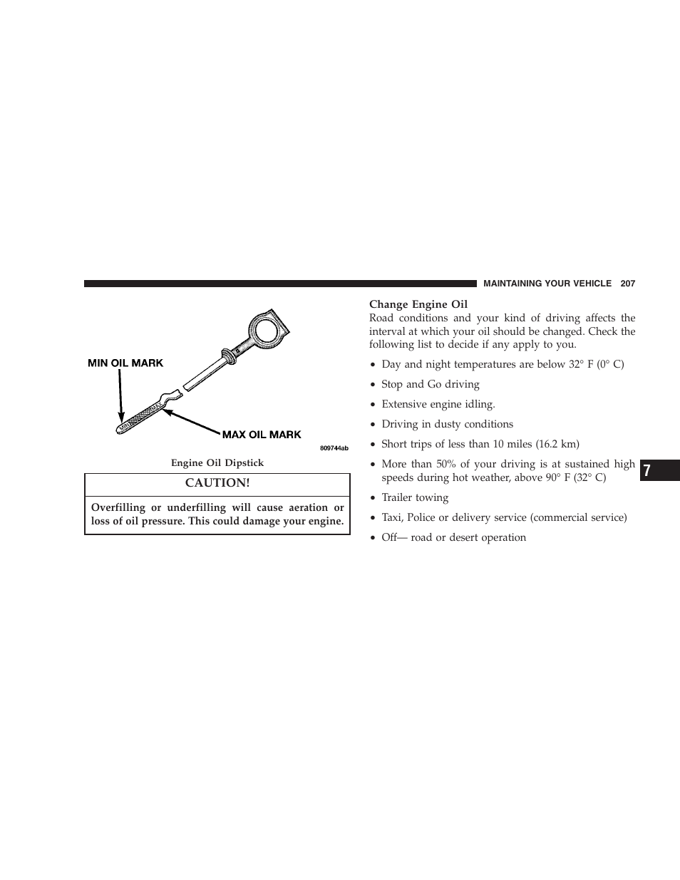 Chrysler 2005 Sebring Sedan User Manual | Page 207 / 291