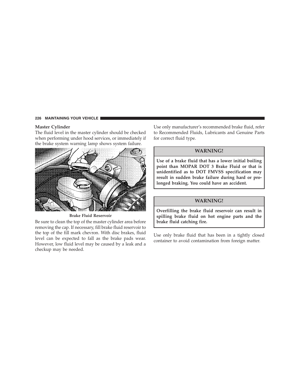 Chrysler 2005 Sebring Sedan User Manual | Page 226 / 291