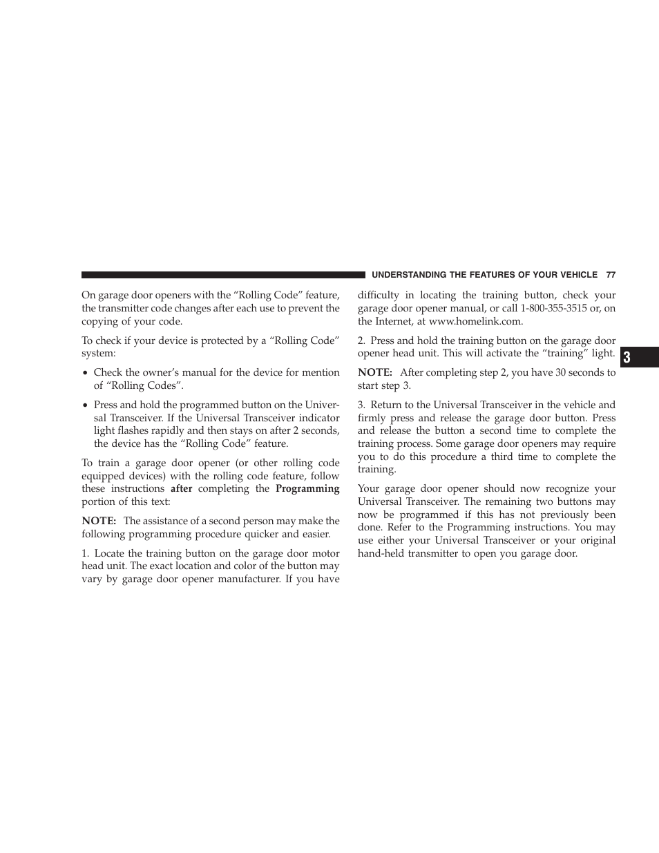 Chrysler 2005 Sebring Sedan User Manual | Page 77 / 291