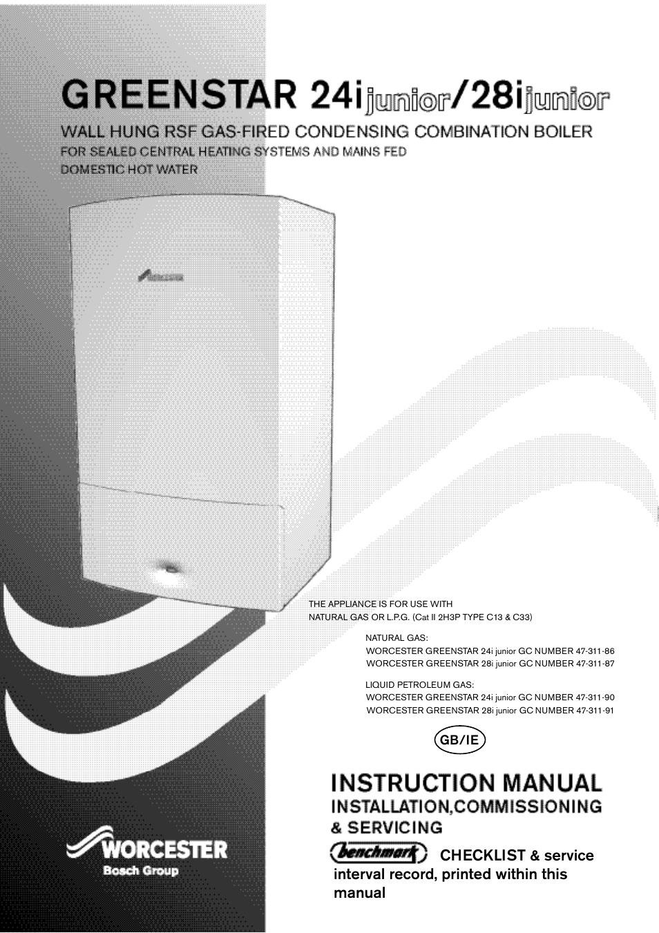 Bosch GREENSTAR 24i junior User Manual | 62 pages