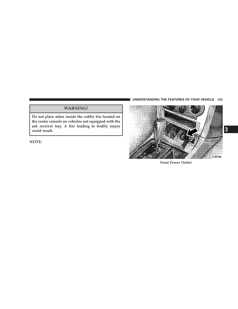 Chrysler 2006 300 SRT User Manual | Page 123 / 320