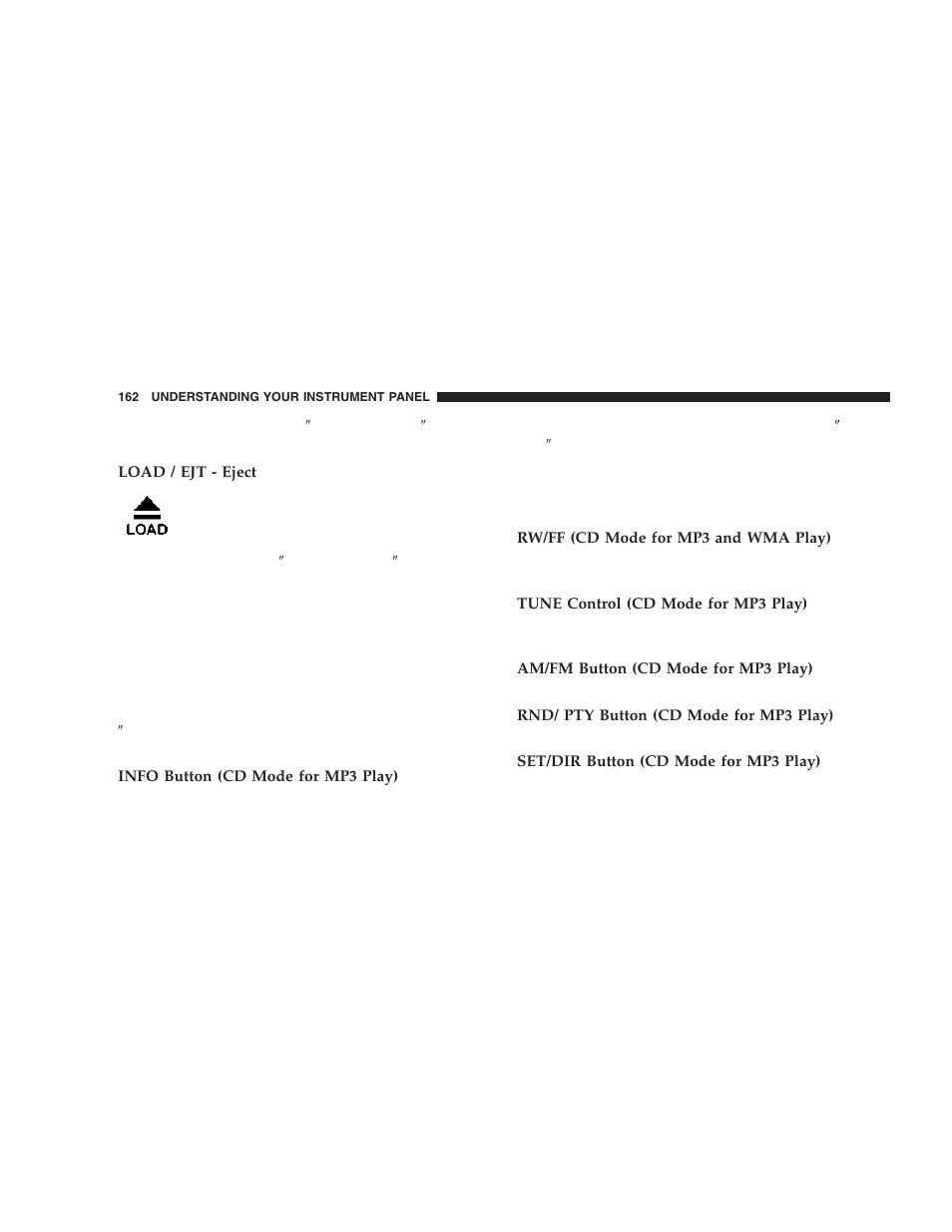 Chrysler 2006 300 SRT User Manual | Page 162 / 320