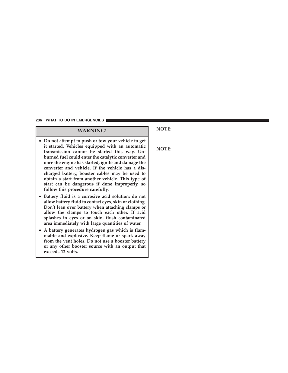 Chrysler 2006 300 SRT User Manual | Page 236 / 320