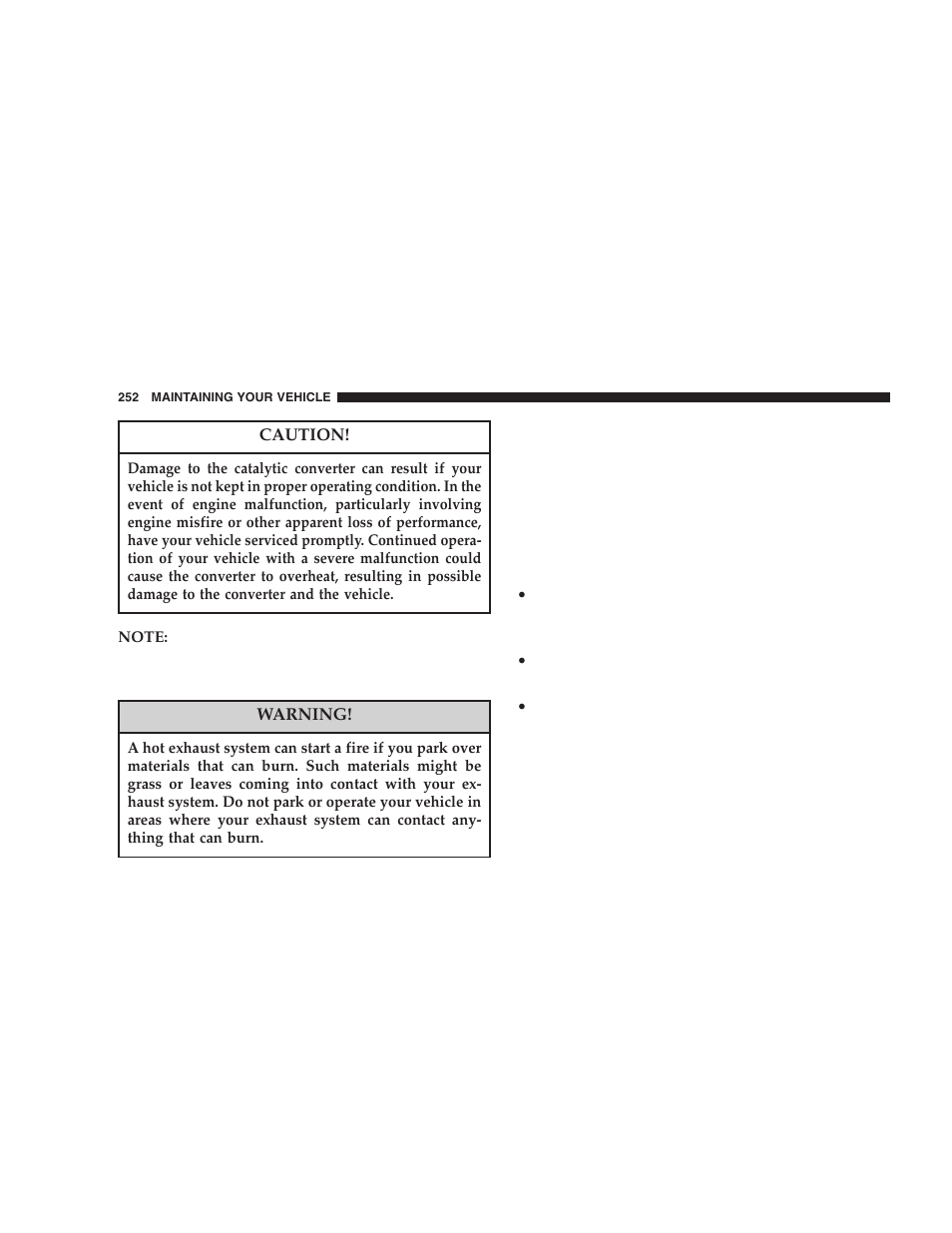 Chrysler 2006 300 SRT User Manual | Page 252 / 320