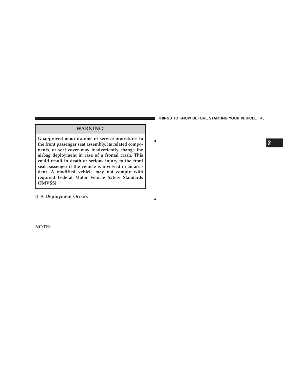 Chrysler 2006 300 SRT User Manual | Page 45 / 320
