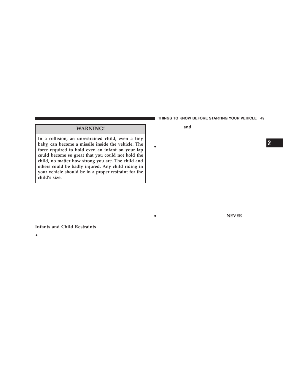 Chrysler 2006 300 SRT User Manual | Page 49 / 320