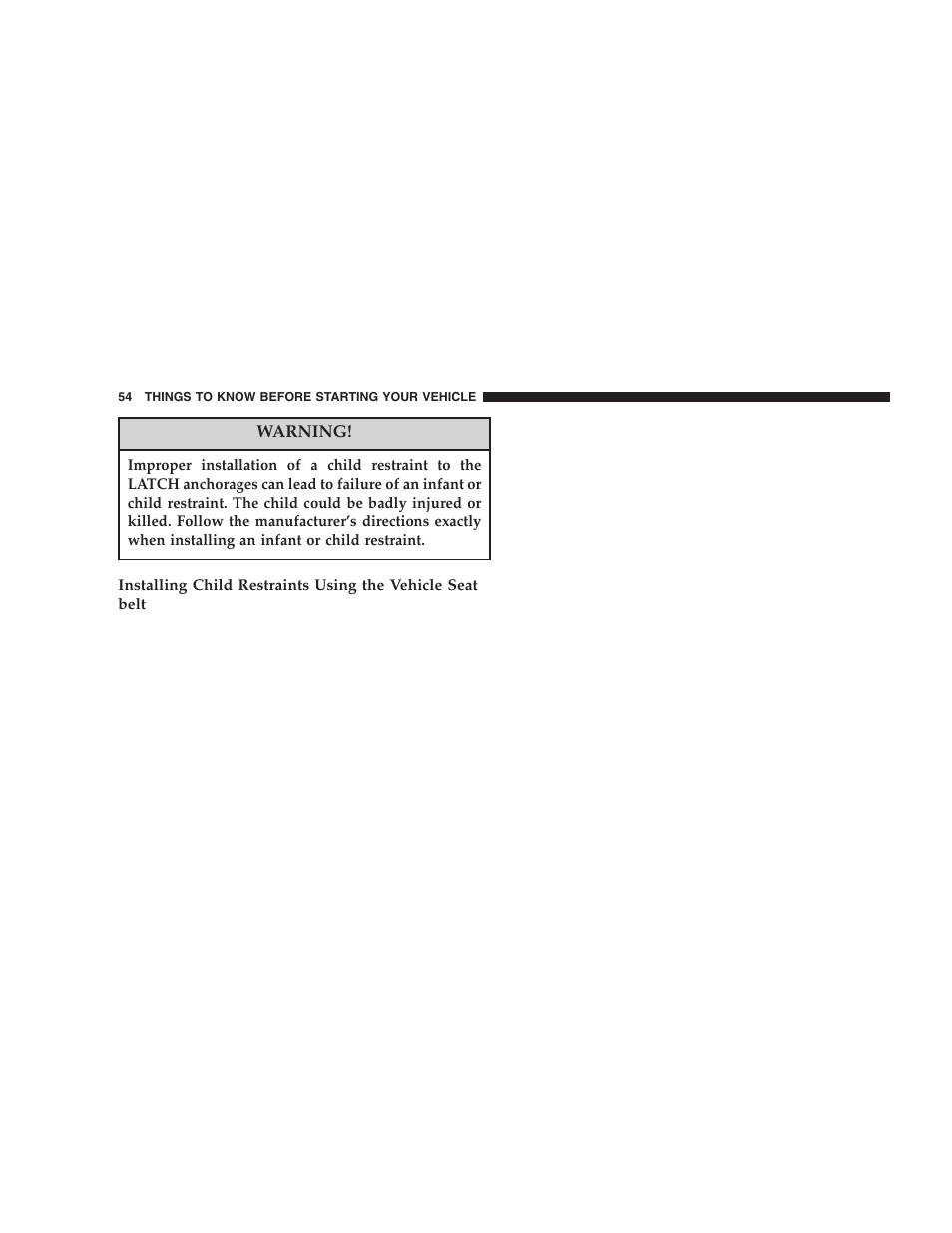 Chrysler 2006 300 SRT User Manual | Page 54 / 320