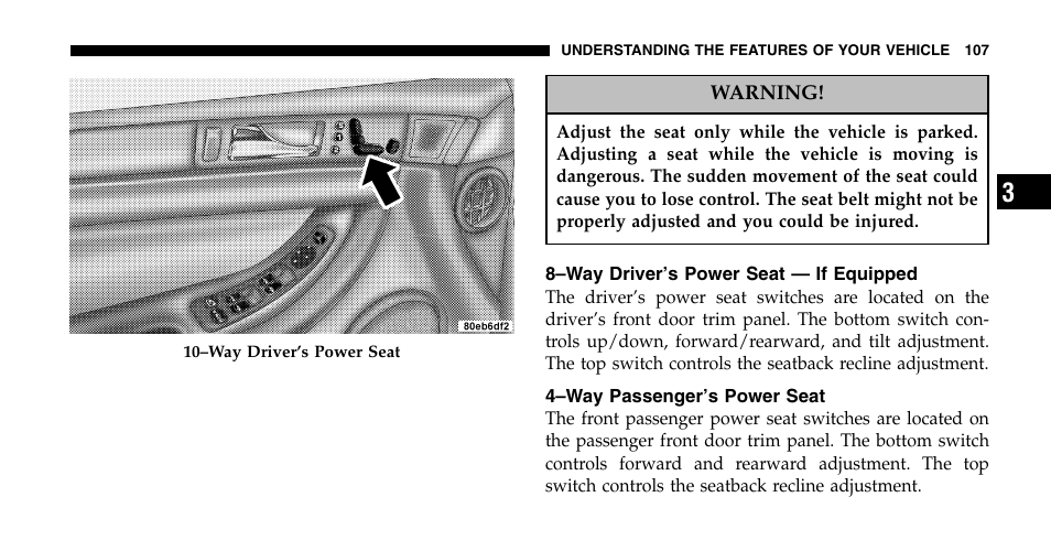 Chrysler 2006 Pacifica User Manual | Page 107 / 440